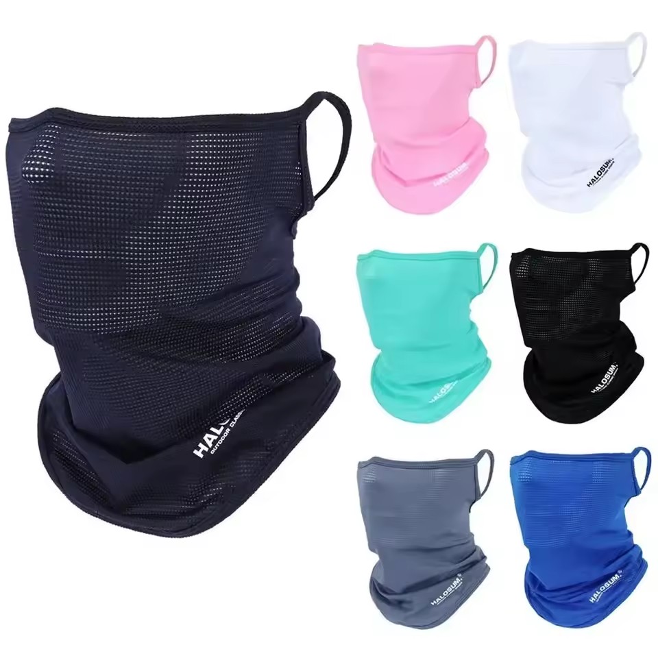 Ice Silk Full Face Mask Balacl - Sports Mask Breathable 评论和价格