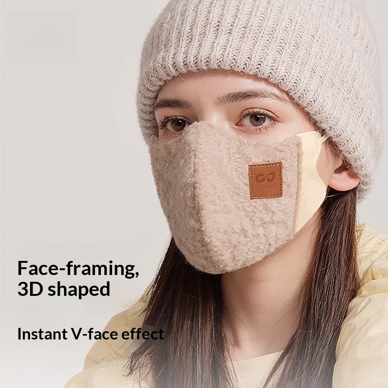 Winter Velvet Warm Mask Three- - Cloth Face Mask Washable 评论和价格